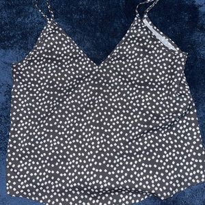 Summer cami with flowers size large